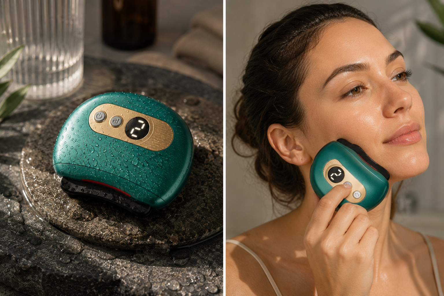 Smart Facial Lifting Gua Sha Beauty Device Meridian Brush Massager Gua Sha Instrument